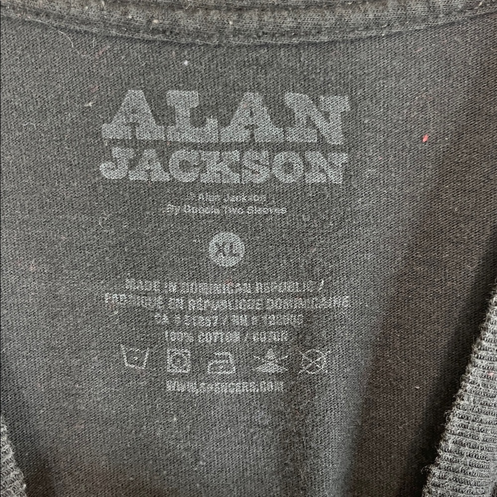 Alan Jackson Unisex Graphic T-Shirt Black Hotter Than A Hoochie Coochie Size XL - Picture 7 of 9